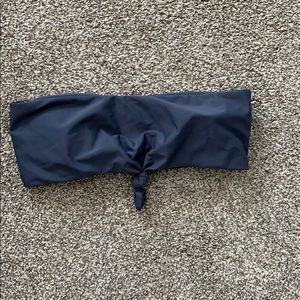 Bandeau bikini top